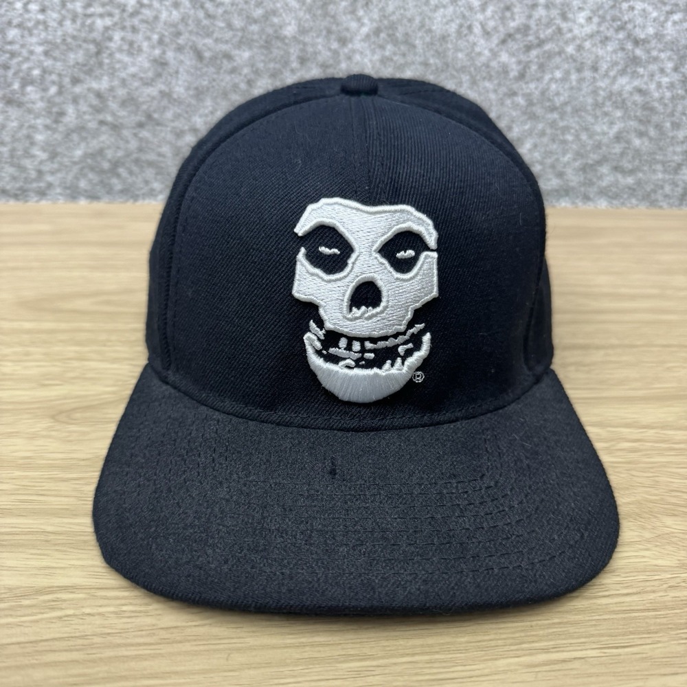 The Misfits Hat Cap Snap Back Black Men's Wool 2014 Cyclopian One Size Skulls